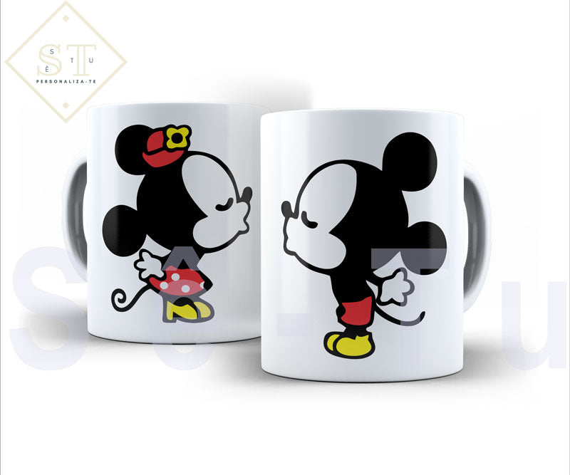 Mickey & Minnie Clasic kiss (caneca) - Sê-Tu